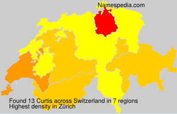 Surname Curtis in Switzerland Surname Curtis in Switzerland