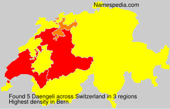 Surname Daengeli in Switzerland Surname Daengeli in Switzerland