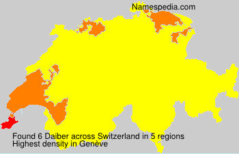 Surname Daiber in Switzerland Surname Daiber in Switzerland