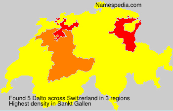 Surname Dalto in Switzerland Surname Dalto in Switzerland