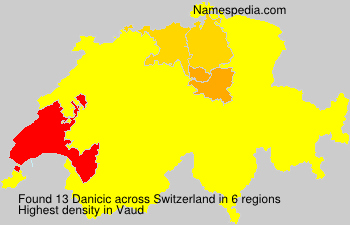 Surname Danicic in Switzerland Surname Danicic in Switzerland