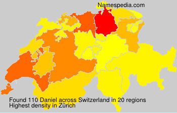 Surname Daniel in Switzerland
