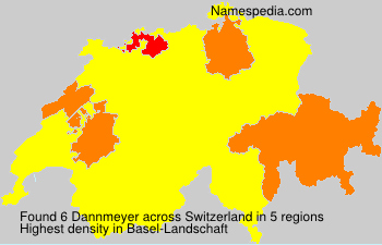 Surname Dannmeyer in Switzerland Surname Dannmeyer in Switzerland