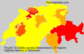 Surname Dattilo in Switzerland Surname Dattilo in Switzerland