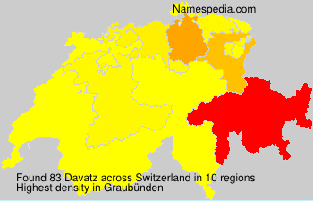 Surname Davatz in Switzerland Surname Davatz in Switzerland
