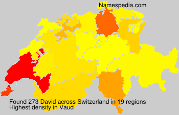 Familiennamen David - Switzerland