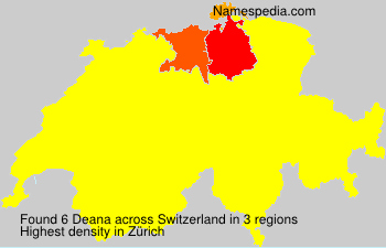 Surname Deana in Switzerland Surname Deana in Switzerland