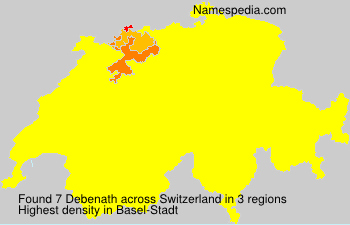 Surname Debenath in Switzerland Surname Debenath in Switzerland