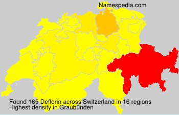 Surname Deflorin in Switzerland Surname Deflorin in Switzerland