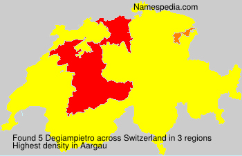 Surname Degiampietro in Switzerland Surname Degiampietro in Switzerland