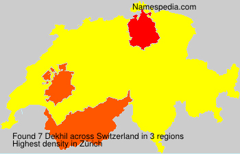Surname Dekhil in Switzerland Surname Dekhil in Switzerland