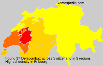 Surname Delacombaz in Switzerland Surname Delacombaz in Switzerland