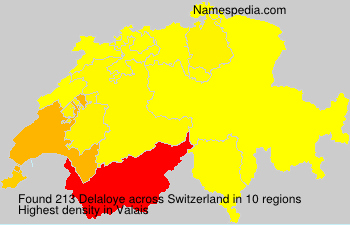 Surname Delaloye in Switzerland Surname Delaloye in Switzerland