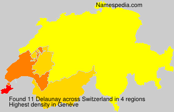 Surname Delaunay in Switzerland Surname Delaunay in Switzerland