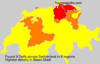 Surname Delfs in Switzerland Surname Delfs in Switzerland