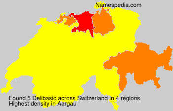 Surname Delibasic in Switzerland Surname Delibasic in Switzerland