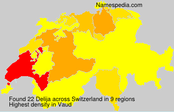 Surname Delija in Switzerland Surname Delija in Switzerland