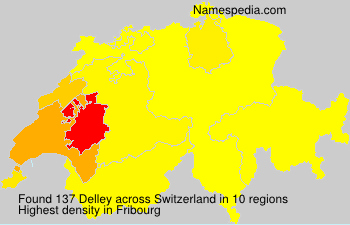 Surname Delley in Switzerland Surname Delley in Switzerland