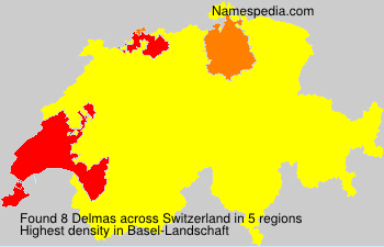 Surname Delmas in Switzerland Surname Delmas in Switzerland