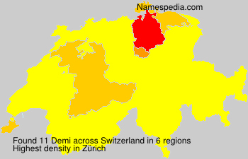 Surname Demi in Switzerland Surname Demi in Switzerland