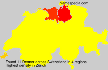 Surname Denner in Switzerland Surname Denner in Switzerland