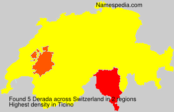Surname Derada in Switzerland Surname Derada in Switzerland