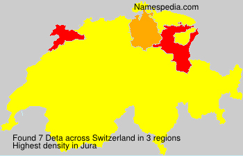Surname Deta in Switzerland Surname Deta in Switzerland