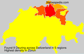 Surname Deuring in Switzerland Surname Deuring in Switzerland