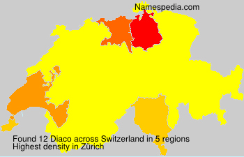 Surname Diaco in Switzerland Surname Diaco in Switzerland