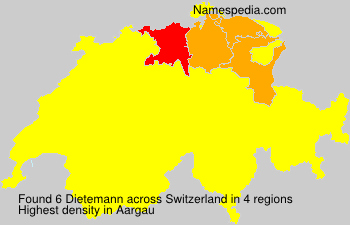Surname Dietemann in Switzerland Surname Dietemann in Switzerland