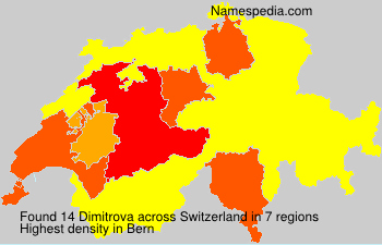 Surname Dimitrova in Switzerland Surname Dimitrova in Switzerland