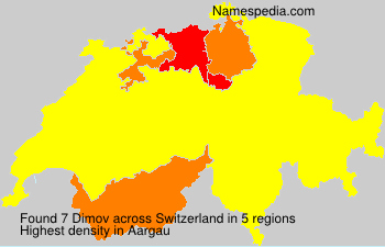 Surname Dimov in Switzerland Surname Dimov in Switzerland