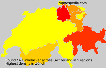 Surname Dinkelacker in Switzerland Surname Dinkelacker in Switzerland