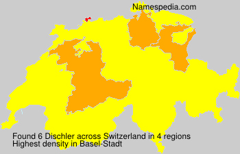Surname Dischler in Switzerland Surname Dischler in Switzerland