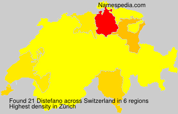 Surname Distefano in Switzerland Surname Distefano in Switzerland