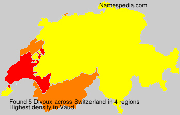 Surname Divoux in Switzerland Surname Divoux in Switzerland