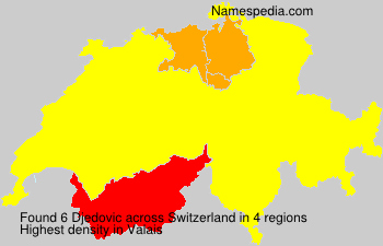 Surname Djedovic in Switzerland Surname Djedovic in Switzerland