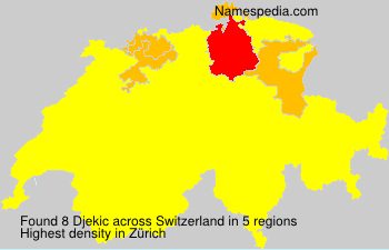 Surname Djekic in Switzerland Surname Djekic in Switzerland
