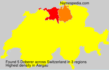 Surname Doberer in Switzerland Surname Doberer in Switzerland