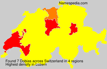 Surname Dobias in Switzerland Surname Dobias in Switzerland