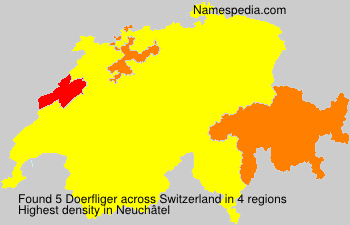 Surname Doerfliger in Switzerland Surname Doerfliger in Switzerland