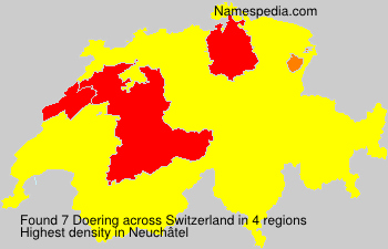 Surname Doering in Switzerland Surname Doering in Switzerland
