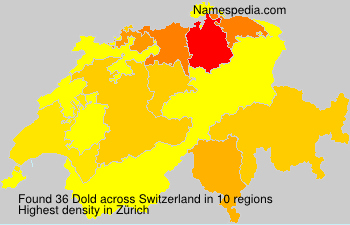 Surname Dold in Switzerland Surname Dold in Switzerland