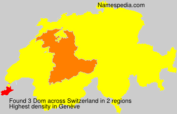Surname Dom in Switzerland Surname Dom in Switzerland
