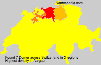 Surname Domer in Switzerland Surname Domer in Switzerland