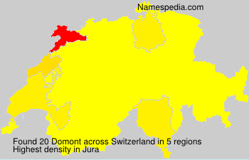 Surname Domont in Switzerland Surname Domont in Switzerland