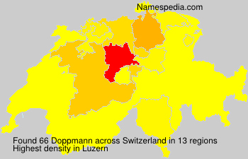 Surname Doppmann in Switzerland Surname Doppmann in Switzerland