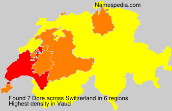 Surname Dore in Switzerland Surname Dore in Switzerland