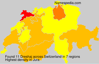Surname Dreshaj in Switzerland Surname Dreshaj in Switzerland