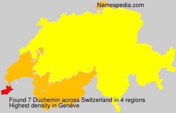 Surname Duchemin in Switzerland Surname Duchemin in Switzerland